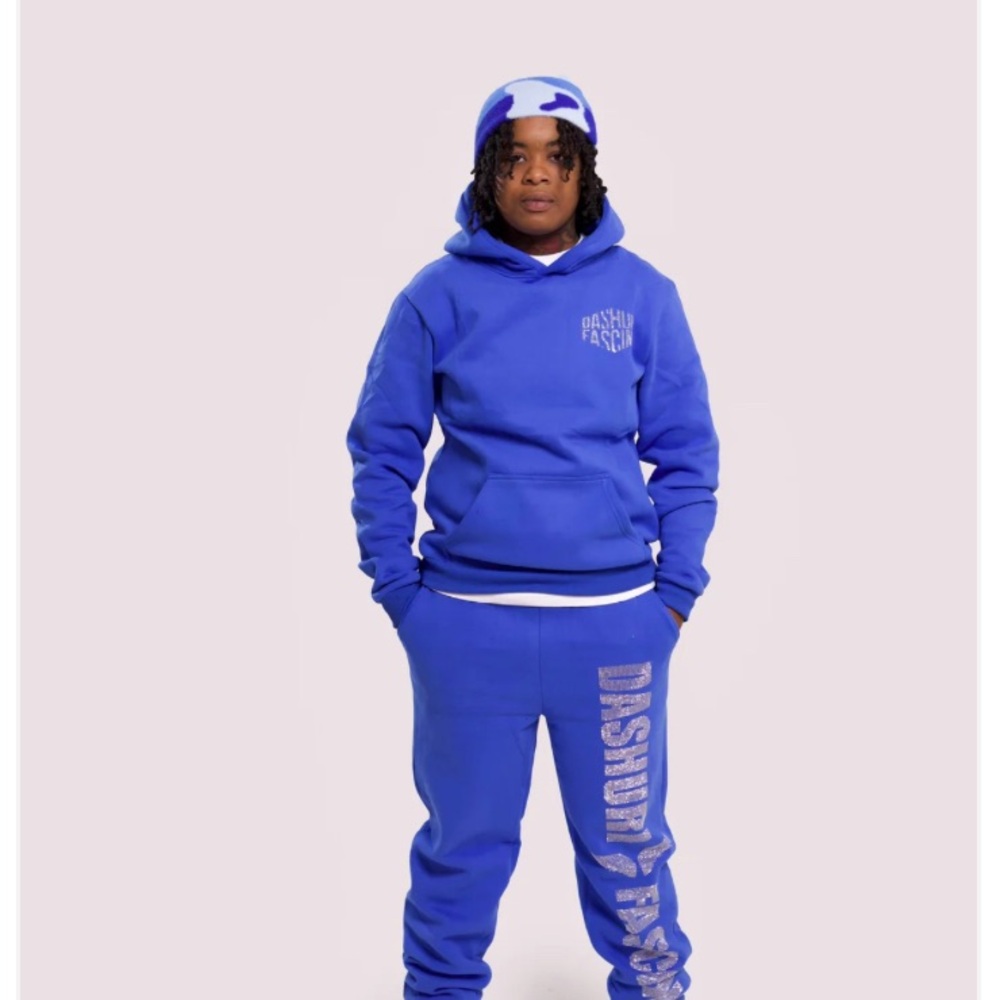 Blue Kids Jogger Pants by